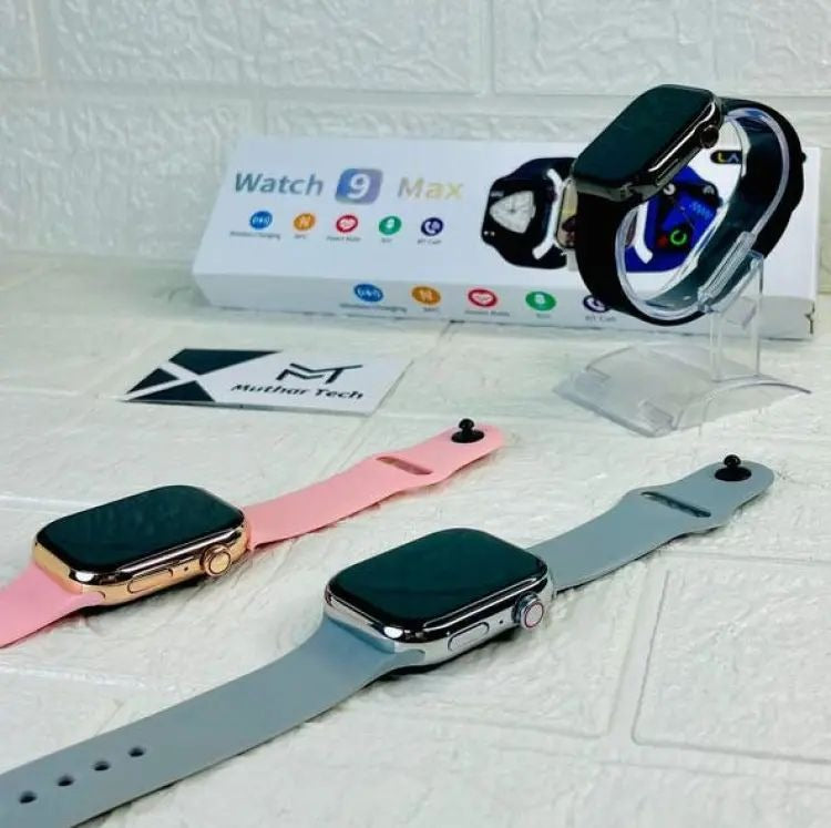 Watch 9 Max Smartwatch – Bluetooth Call, NFC & Wireless Charging (Unisex Series)